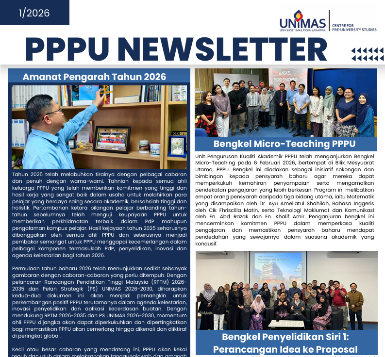 PPPU Newsletter 1 - 2026